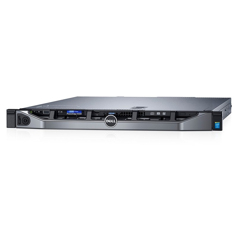 Dell PowerEdge R330 E3-1240 v6, 16GB UDIMM, 2*2TB 3.5" SATA, 350W PS