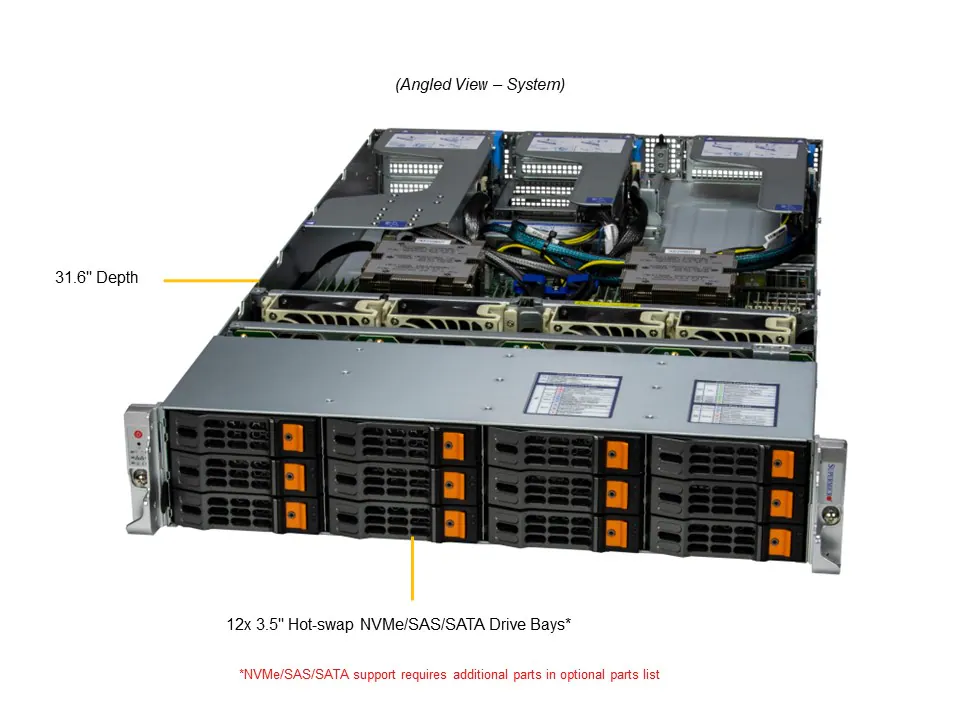 Hyper A+ Server AS -2025HS-TNR (Complete System Only) - Image 2